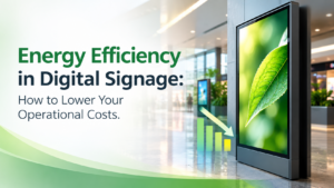 Energy Efficiency in Digital Signage: How to Lower Your Operational Costs