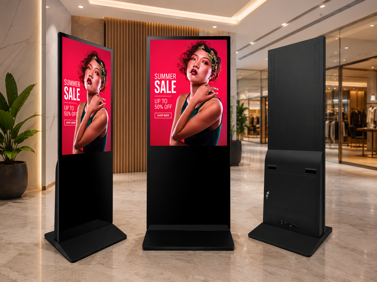 Interactive Digital Floor Stand